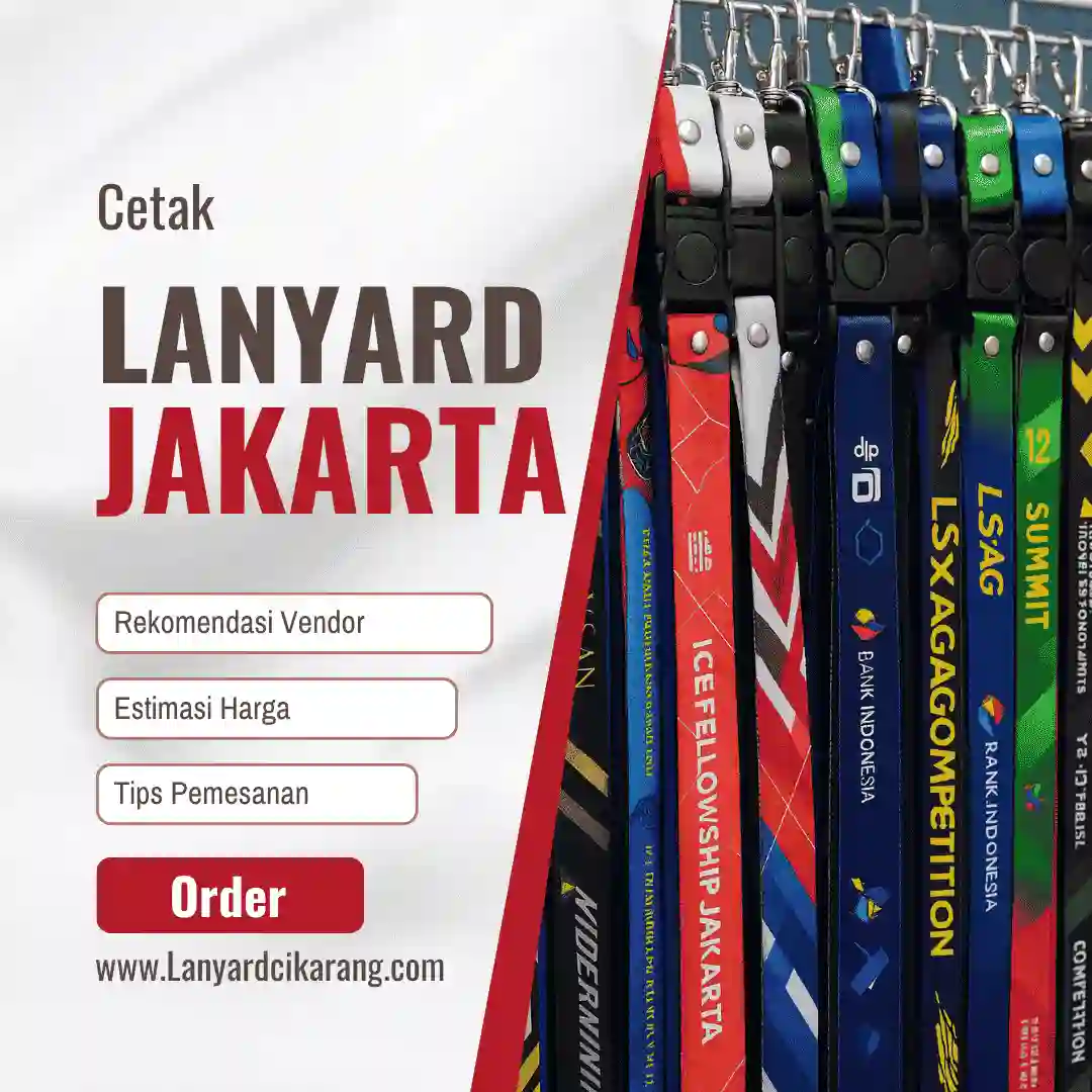 Vendor Cetak Lanyard Jakarta, Ini Rekomendasinya!